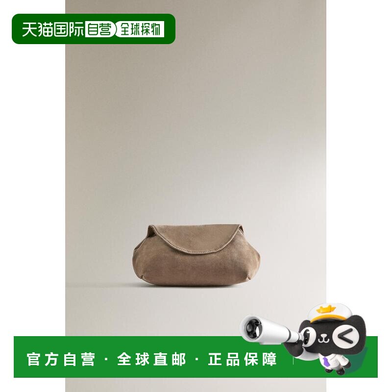 日本直邮Zara软皮革手拿包化妆包