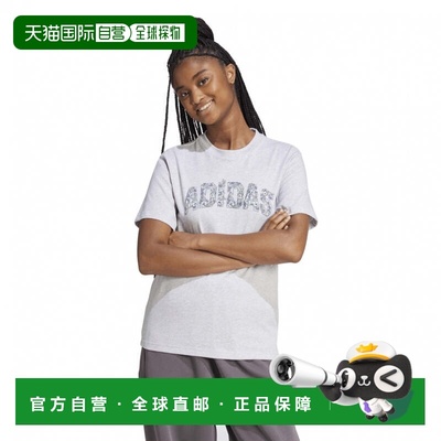 日本直邮adidas 女士Tech Illustrate Graphic短袖T恤 运动服装