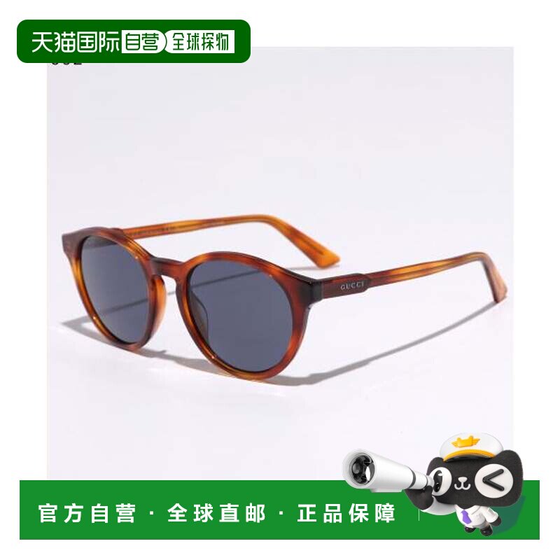 日本直邮GUCCI 太阳镜 波士顿型 酒红蓝配饰 002图片