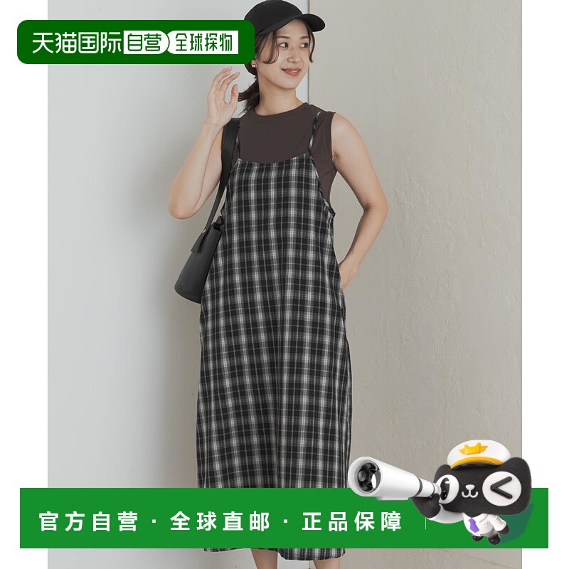 1h可退 日本直邮URBAN RESEARCH DOORS 女装 直筒背心连衣裙 立体