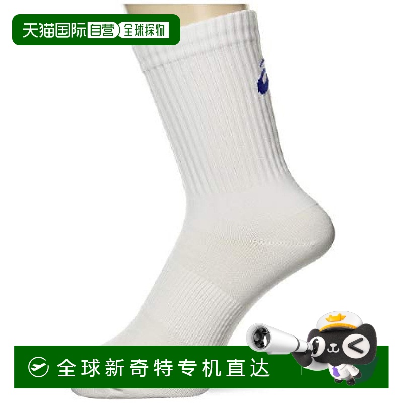 【日本直邮】Asics亚瑟士和纸短袜亮白色柔软透气3103A040 100