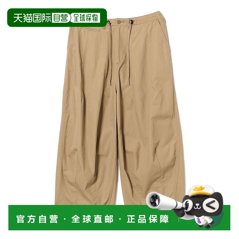 1h可退 日本直邮Needles 男装 宽松立体剪裁半拉链 H.D. 裤 11243