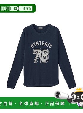1h可退 日本直邮HYSTERIC GLAMOUR 男士经典设计 NUMBER 76 T恤 0