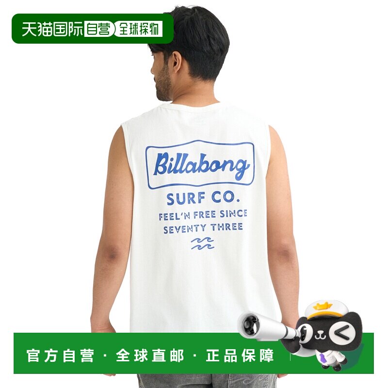 日本直邮BILLABONG 男士带背部印花 logo 坦克背心 [BG011350]图片