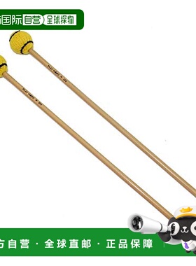 【日本直邮】PLAYWOOD 琴棒 M-104 马林巴琴用毛线木槌 黄色