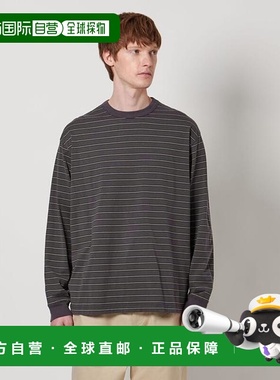 1h可退 日本直邮LOEFF 多色条纹长袖T恤 男女通用短袖女装宽松