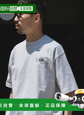 1h可退 日本直邮Foxfire男装别注联名焚火印花重磅纯棉T恤 DRA511