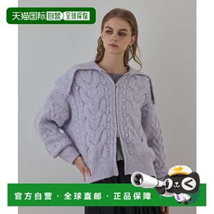 1h可退 日本直邮GRACE CONTINENTAL 女装 宽松茧型针织外套 大翻