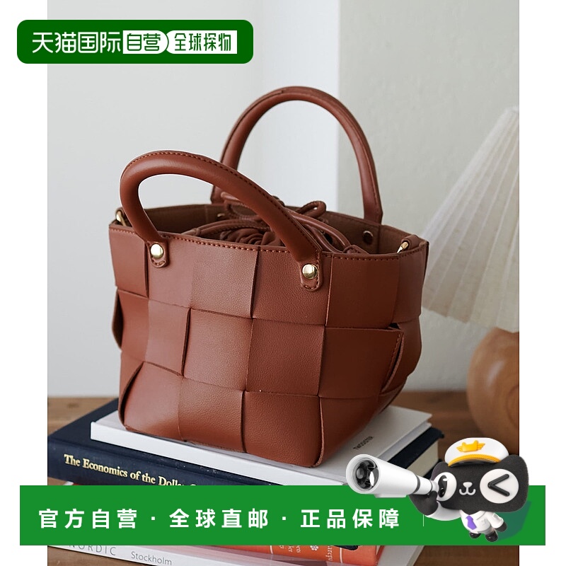 1h可退 日本直邮Discoat 女士三用鹿仔纹编织水桶包 DCZ1042212A0