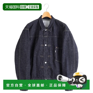 1h可退 日本直邮New Manual 男装 宽松版型 T背设计 原创丹宁夹克