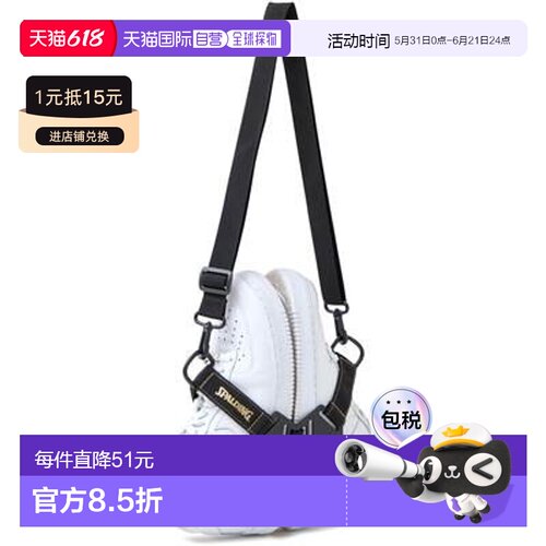 日本直邮SPALDING 鞋带 黑色 x 金色 50-021GD