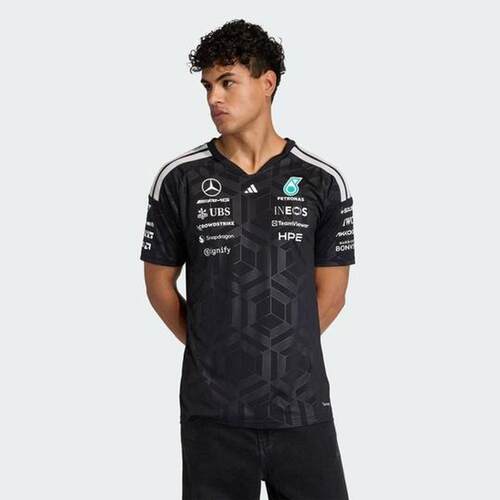 日本直邮adidas MERCEDES AMG PETRONAS F1 TEAM 赛车手 球衣 阿