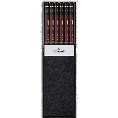 【日本直邮】Mitsubishi三菱铅笔Hi-Uni 10H 1打HU10H握感舒适铅