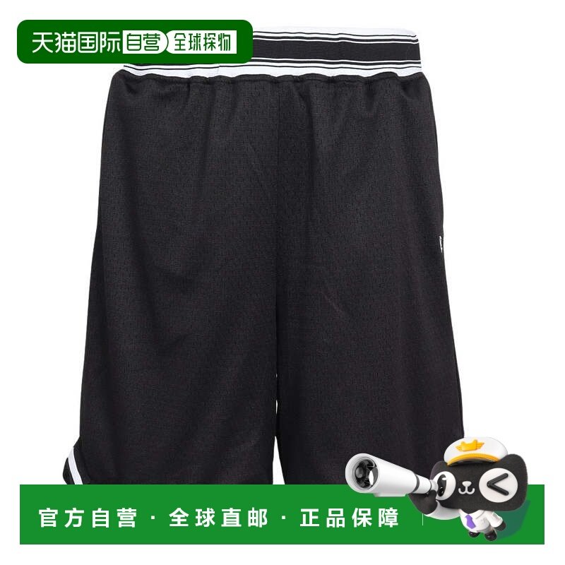 日本直邮NEW ERA 男士篮球运动透气网眼短裤 BLK 14410139 黑色