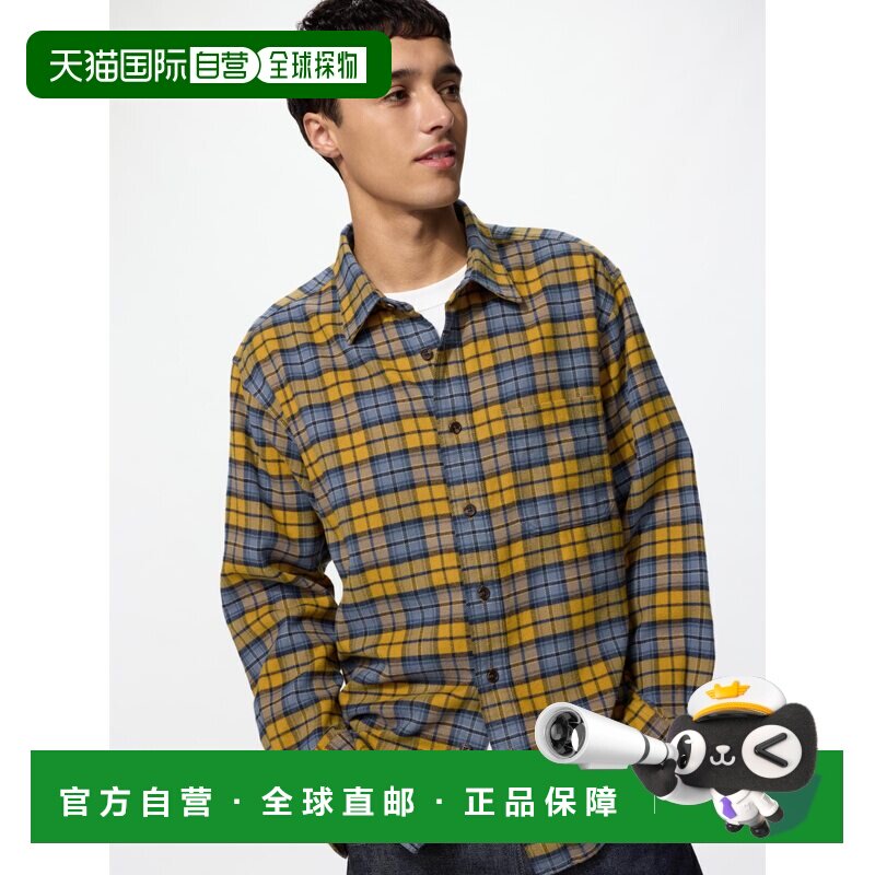 日潮跑腿UNIQLO优衣库 法兰绒衬衫/格子呢 486595图片