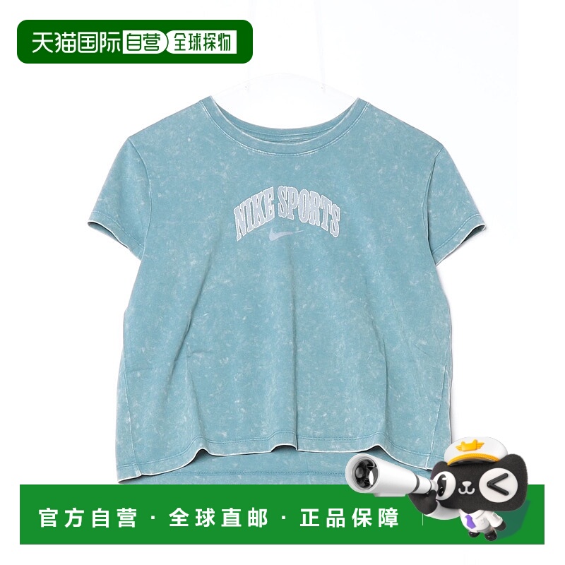 1h可退 日本直邮耐克 女装 纯棉短袖T恤 NSW PNX 洗水系列 NK IB7