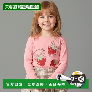 T恤长袖 990 草莓丝带 House 日本直邮Pupil