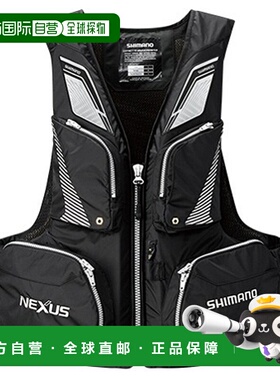 日本直邮Shimano 救生衣 Nexus 漂浮背心 VF-142Q L 黑色