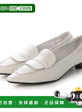 日本直邮日本直邮RABOKIGOSHI 作品 12833 2.5cm 尖头乐福鞋（白