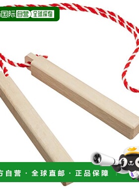 【日本直邮】PLAYWOOD 马蹄板 HYO-25S 打拍木 小号 带绳