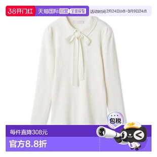 1h可退 日本直邮CELFORD 蝴蝶结系带领口 针织套头衫针织衫