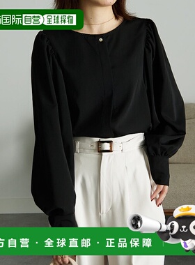 日本直邮RANAN 机能款褶皱蓬袖衬衫 R05096EW11619背心