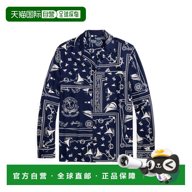 日本直邮RALPH LAUREN 经典修身水手领巾衬衫