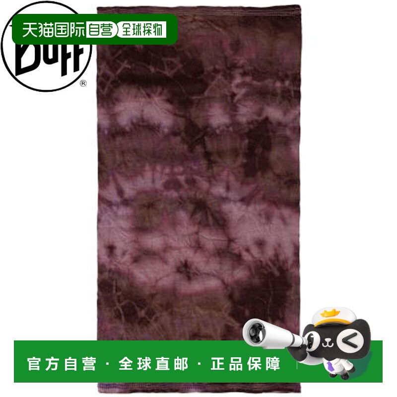 日本直邮BUFF 美利奴羊毛 LW 天然扎染酒红色围脖精湛工艺柔软舒1