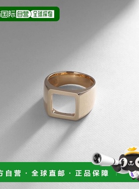 日潮跑腿COCOSHNIK 开口图章方形戒指宝石印章