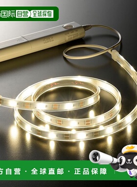 【日本直邮】OHM LED感应灯带 白光 1m 电池式 NIT-BLA6TB10户外