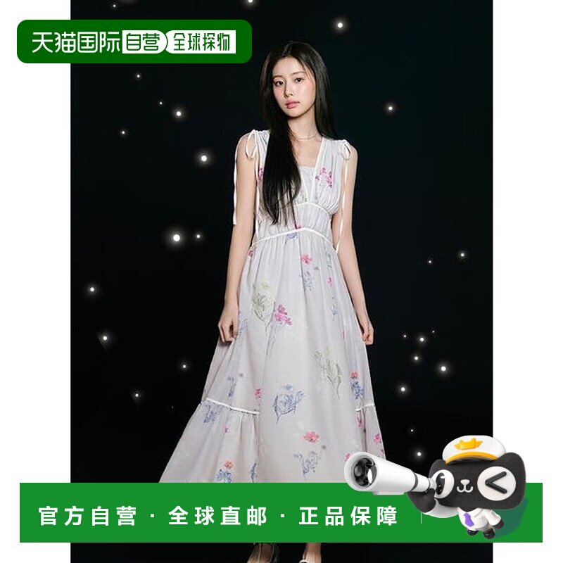 日本直邮SNIDEL 花卉细节连衣裙 [SN1728EW045652]