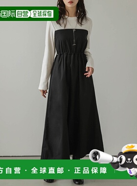 1h可退 日本直邮La-gemme 女士拼接款T恤连衣裙 lswpss24454ngs