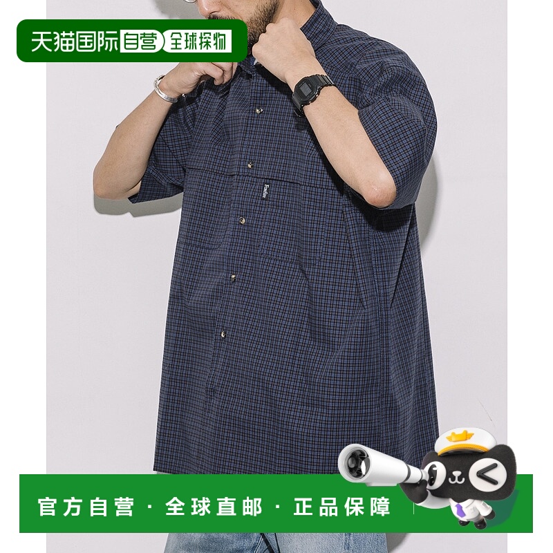 1h可退 日本直邮Foxfire 男士别注款钓鱼口袋短袖衬衫 夏季宽松复