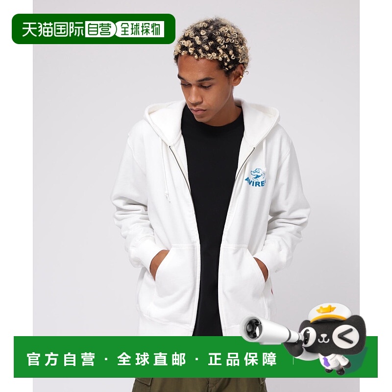1h可退 日本直邮AVIREX 男士USS FORT SNELLING拉链连帽衫 783423
