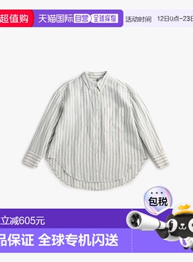 日本直邮TOMMY HILFIGER 亚麻宽松衬衫 [TO3203EW012680]女装