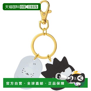 【日本直邮】Sanrio三丽鸥 酷企鹅 脸形钥匙圈・钥匙链 913359