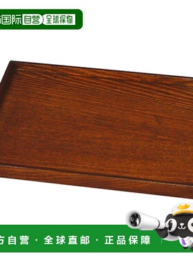 【日本直邮】Alphax 木制托盘30×20×2.2cm棕色 902904