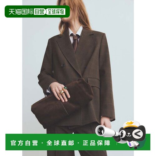 日本直邮MANGO 西装外套 克莱因特系列 棕色