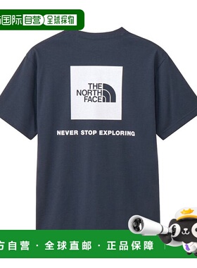 日本直邮The North Face 短袖包方形徽标 T 恤 NT32447 男士 Nort