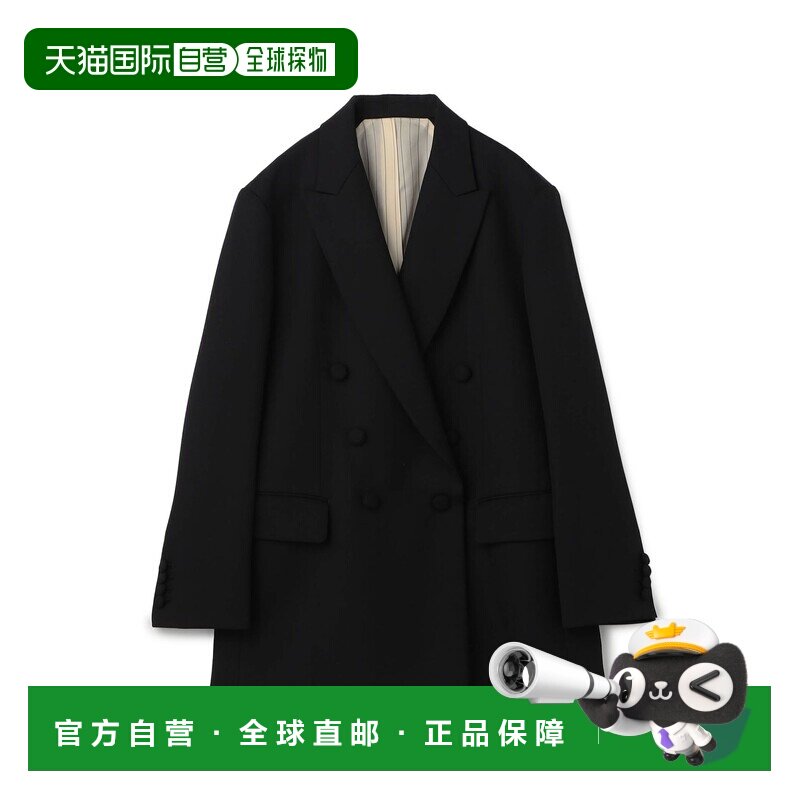 日本直邮BACCA 女装 塔克西多斜纹双排扣修身西装【付后1h可退】