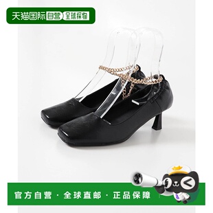 1h可退 日本直邮RODE SKO 女士 6cm 链条方头通勤鞋 XX262HU1704