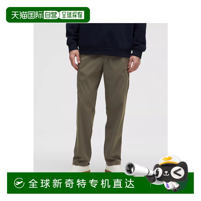 1h可退 日潮跑腿Lululemon露露乐蒙 防撕裂宽松工装裤常规款 Army