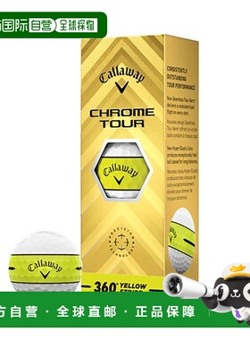 日本直邮CALLAWAY 高尔夫球 CHRM TOUR 24 360 YLW STRP 3B 套筒3