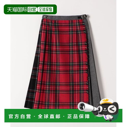 日本直邮ONEIL OF DUBLIN 格子绗缝半身裙短裙 25AWa字裙