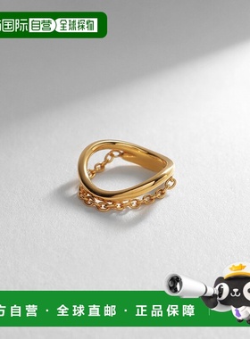 1h可退 日本直邮COCOSHNIK 女士柔美曲线链条戒指 76761190999909