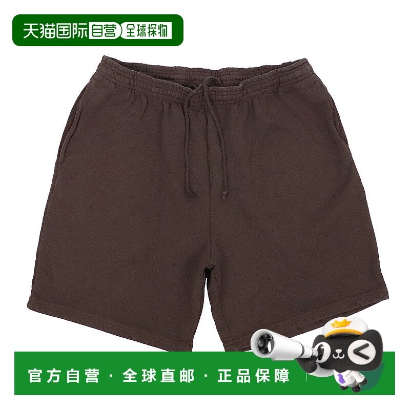 日本直邮Los Angeles Apparel 男士14盎司成衣染色短裤纯色抓绒内