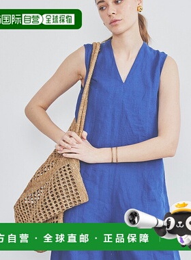 1h可退 日本直邮MADE IN MADA 女士 天然拉菲草编大容量环保手提