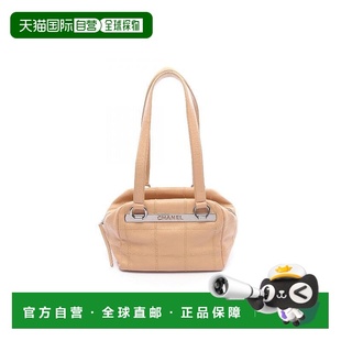 日本直邮中古Chanel香奈儿女包A级95新chocolate bar冰格系列牛皮