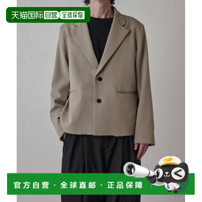日本直邮Lui's 男装 双层面料短款西装外套 LUZ2061107A0016