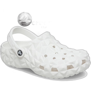 日本直邮Crocs CLASSIC GEOMETRIC CLOG WHITE 白色 209563-100